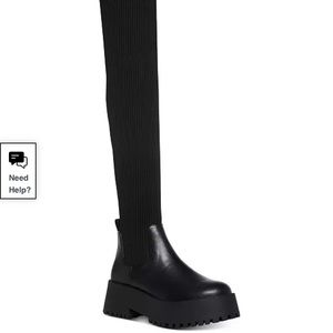 Madden Girl
Scoop Over-the-Knee Knit Lug Sole Boots